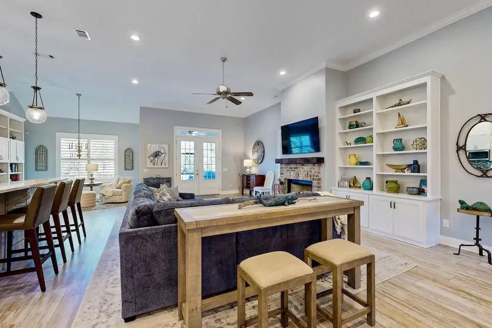 Golf Course-view Home Near Beaches With Deck, Porch, Grill, Streaming, W/d, & AC