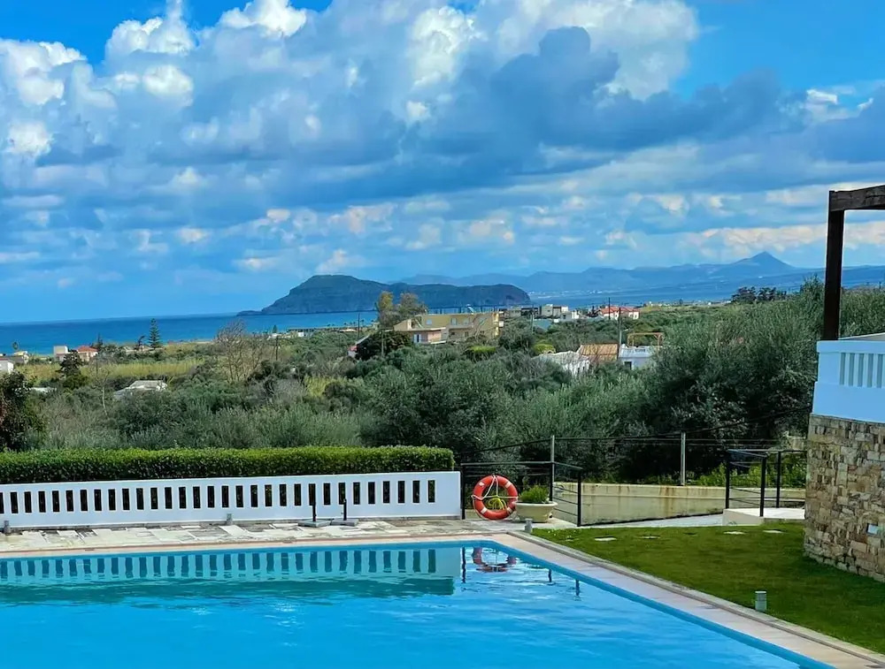 Villa Cook with pool and terraces with sea views