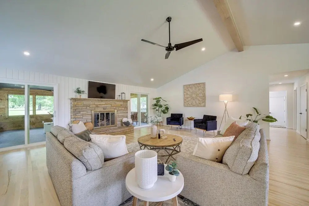 Well-appointed Tulsa Home w/ Fire Pit & Patio!