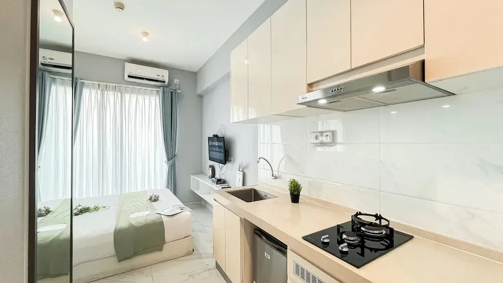 Strategic And Homey Studio At Apartment Sky House Bsd
