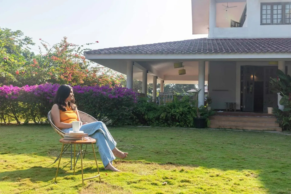 StayVista at Boho Banyan with Pvt Pool & Garden