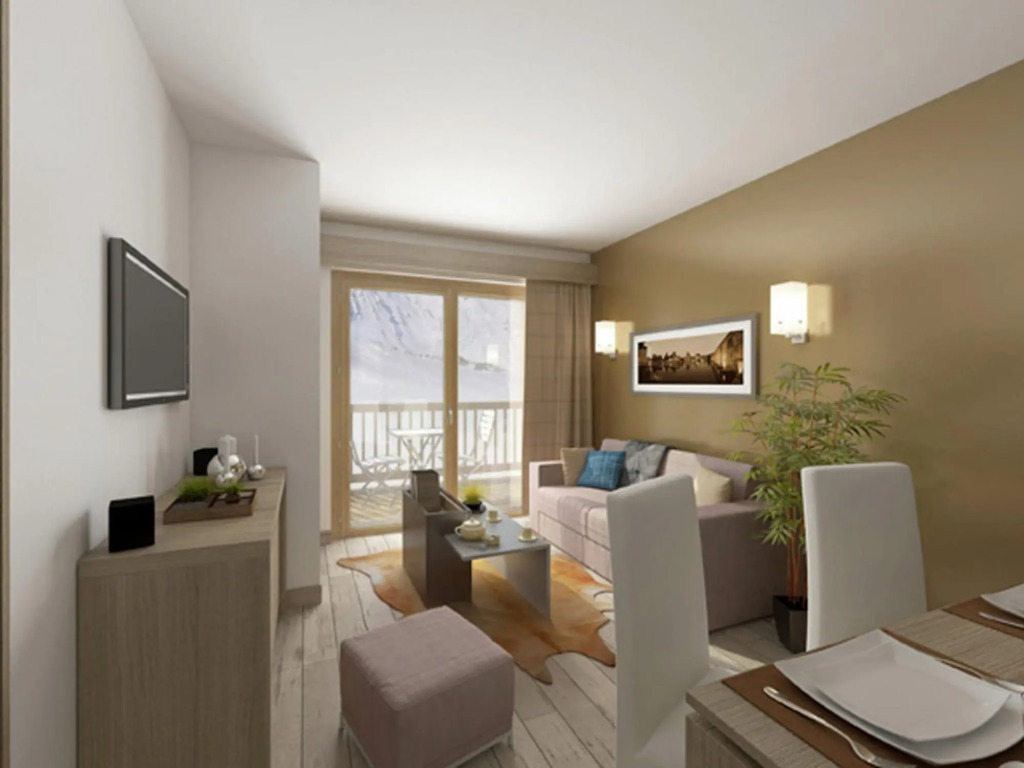 Modern apartment on the slopes in the extensive Paradiski