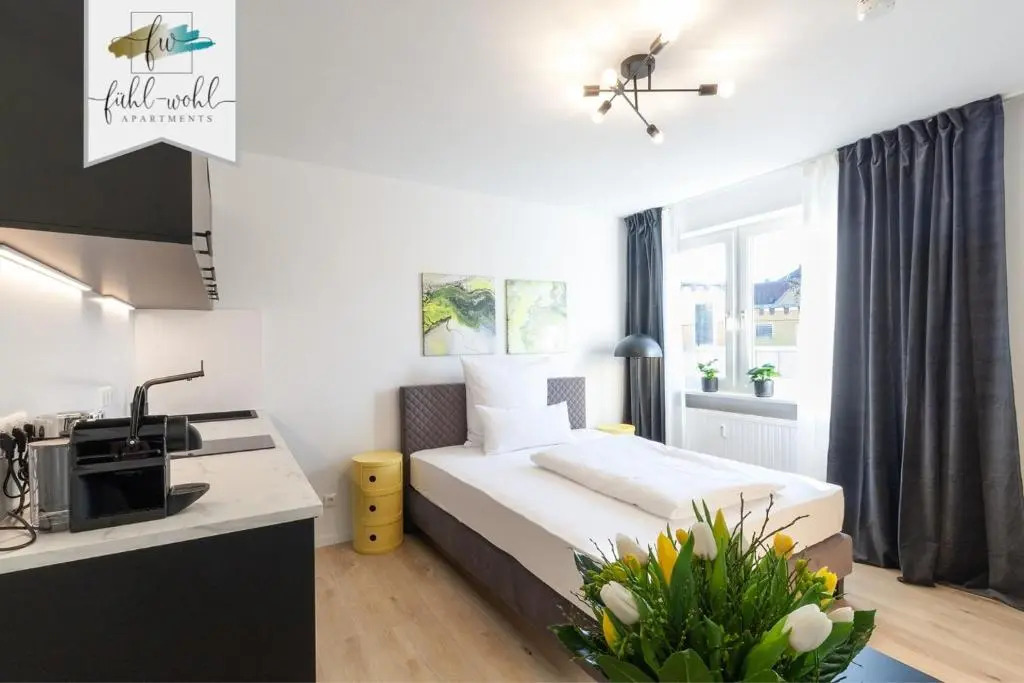 Apartment Wahnfried No4 - Zentral wohnen mit Küche und Duschbad