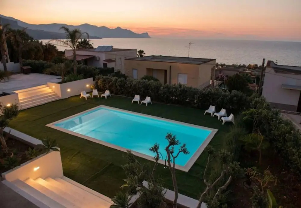Studio in Alcamo, with Wonderful Sea View, Pool Access, Terrace - 300 M From the Beach