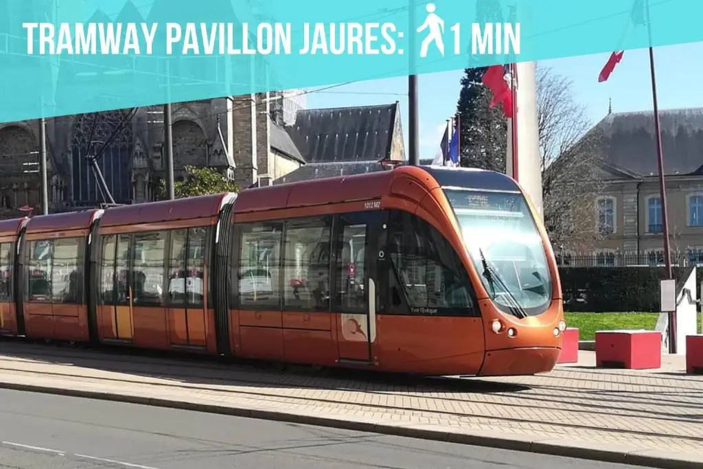 Tramway 10 JAURES Cosy proche gare