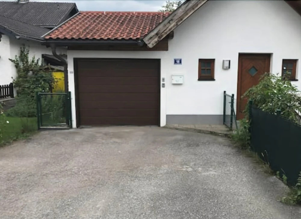 Knusperhaus mit Garten