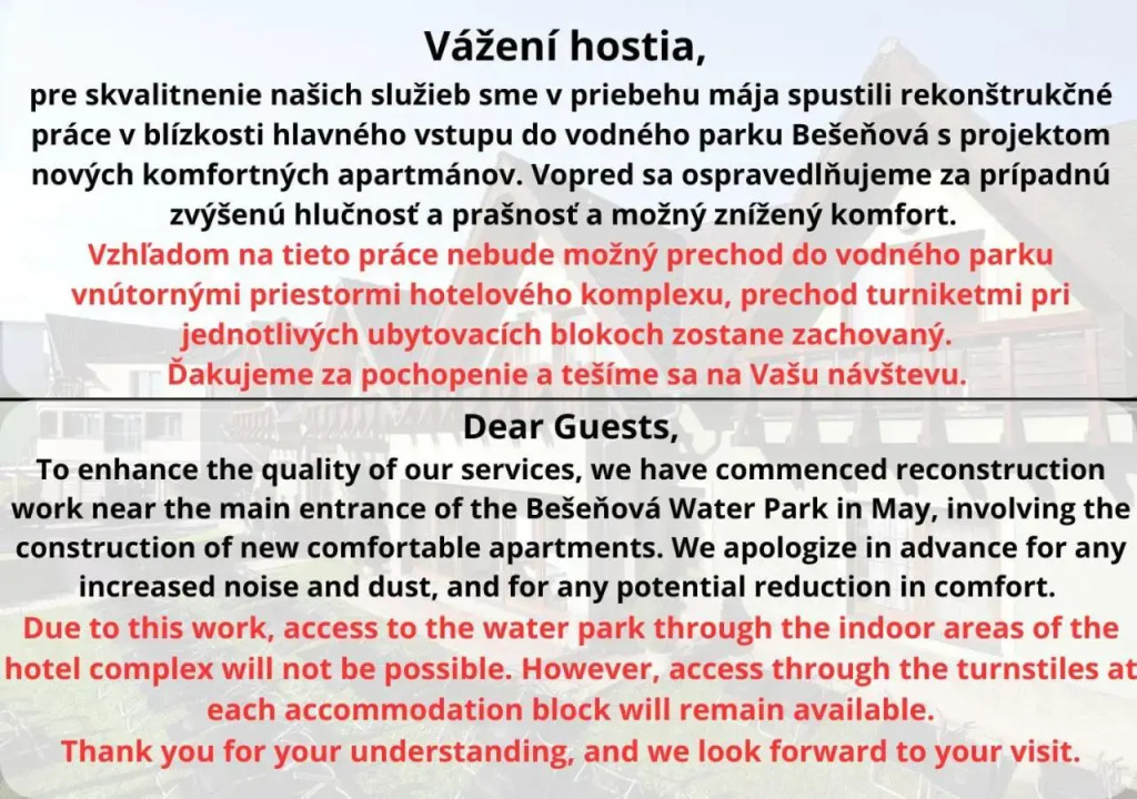 Hotel Bešeňová