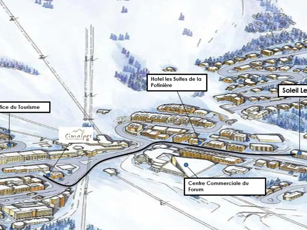 Appartement Courchevel 1850, 4 pièces, 6 personnes - FR-1-564-59
