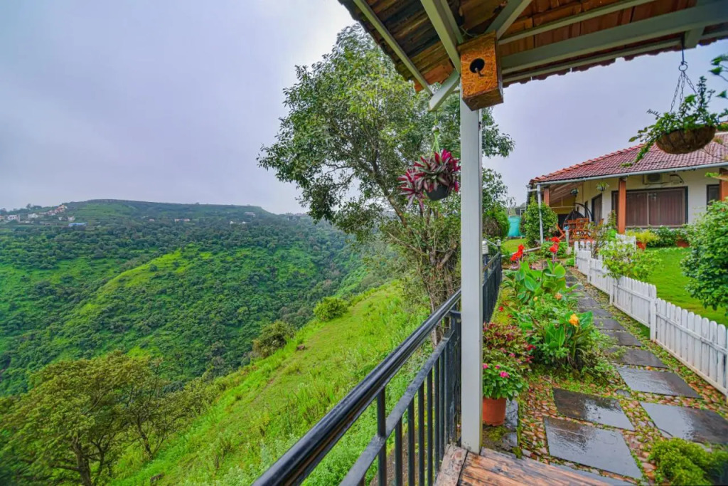 SaffronStays Verandah by the Valley, Panchgani - luxury villa and treehouse with beautiful valley and lake views