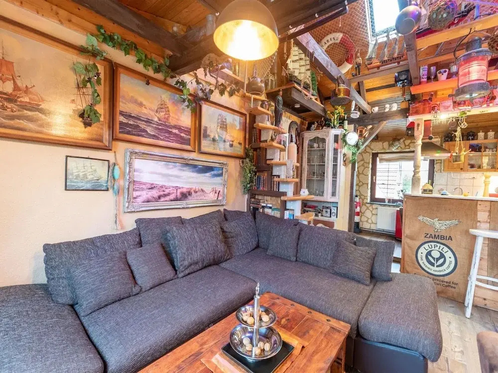 Comfortable Apartment in Wismar Mecklenburg With Fireplace