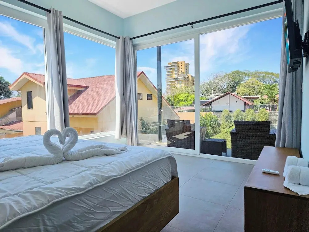 Luxury Villa with rooftop infinity pool and walk away from the beach