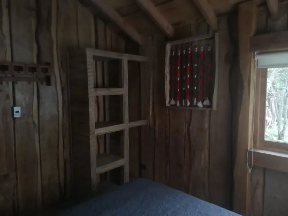 Wonderful Rustic Cabin 2, With Native Logs, on the Banks of the Trancura River