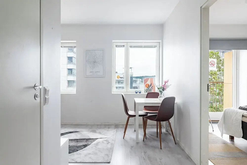 Modern 1BR Home with Sauna & Balcony