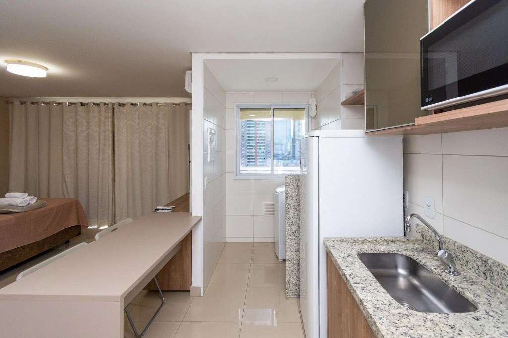Flat Novo No Setor Bueno   Ed. The Expression  Wi Fi   Garagem   Th1305