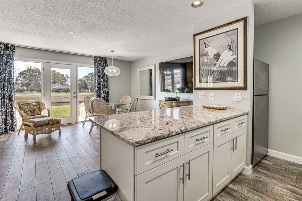 Water-view Patio! Condo 2 Mi to Surfside Beach