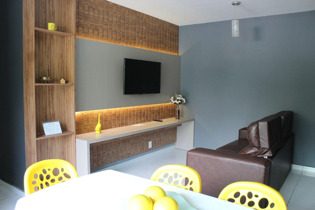 Apartamento Frente Piscina Térreo no Palm Village em Porto de Galinhas - Eco11