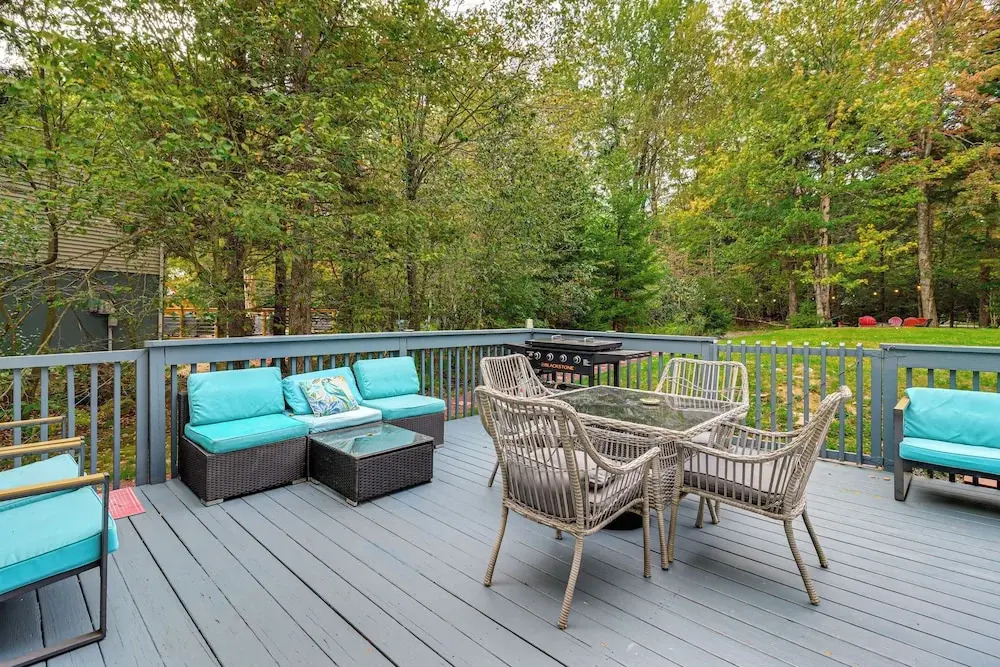 Fire Pit + Hot Tub: Peaceful Poconos Farms Getaway
