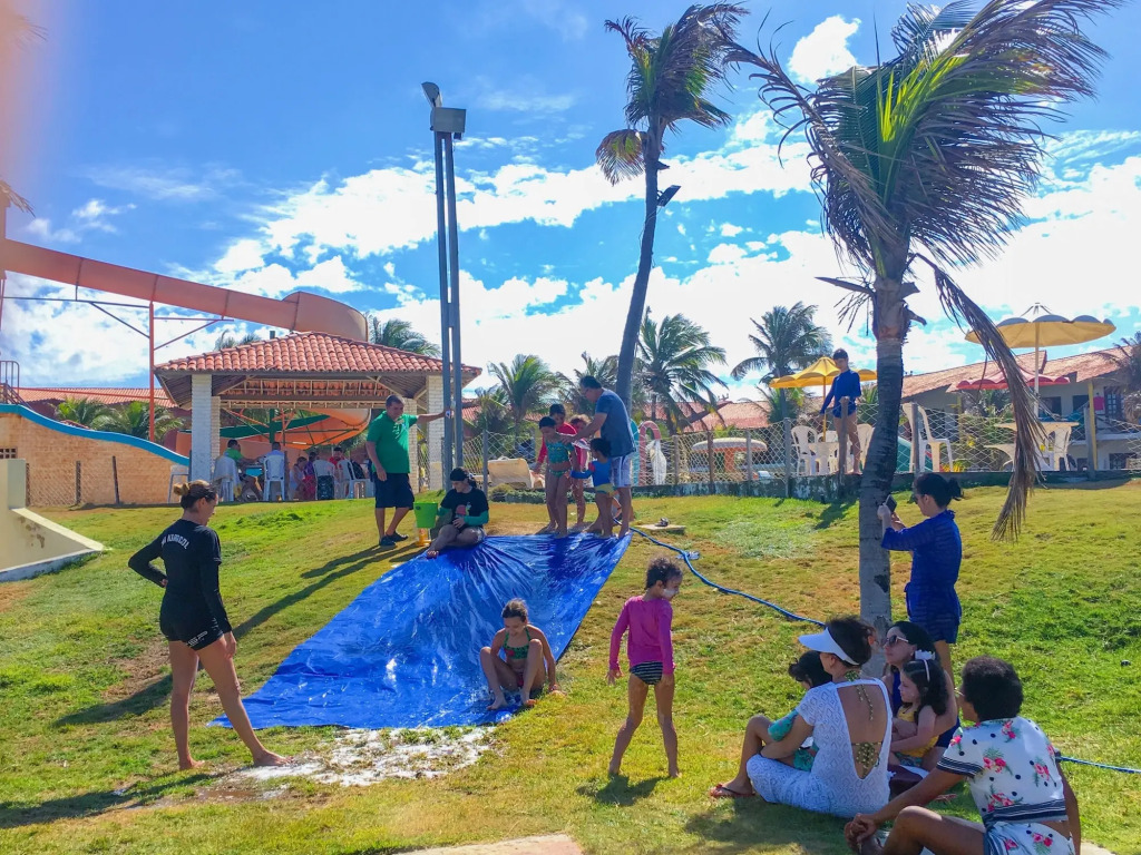 Jangadeiro Praia Hotel Resort - Parque Aquático e Pé na Areia