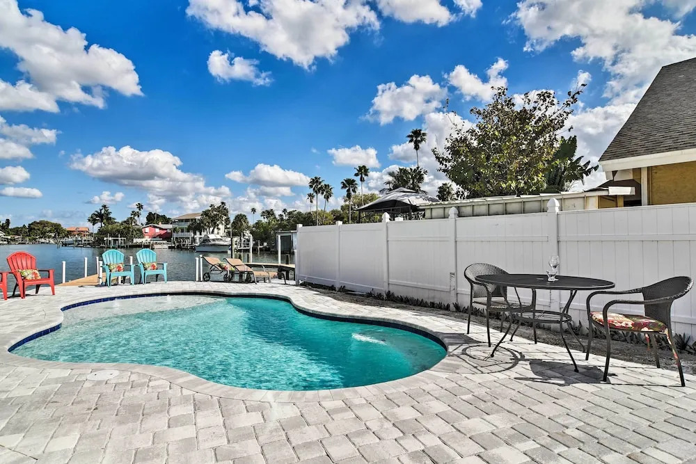 Indian Rocks Beach Home: Dock, Beach & Pool Access