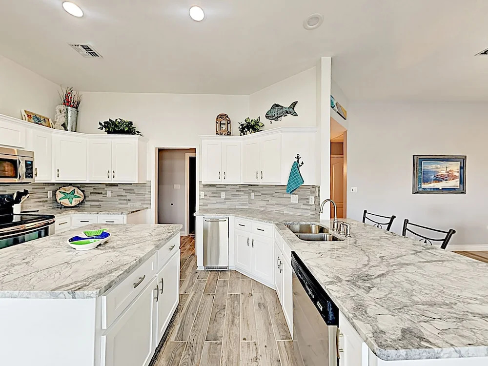 New Listing! Waterfront W/ Decks & Bay Views 4 Bedroom Home