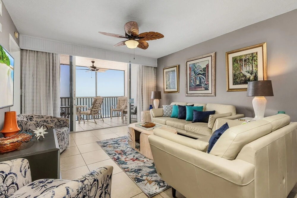 Welcome To Beach Villa's # 602 Vacation Rental - 250 Estero Blvd 2 Bedroom Condo by RedAwning