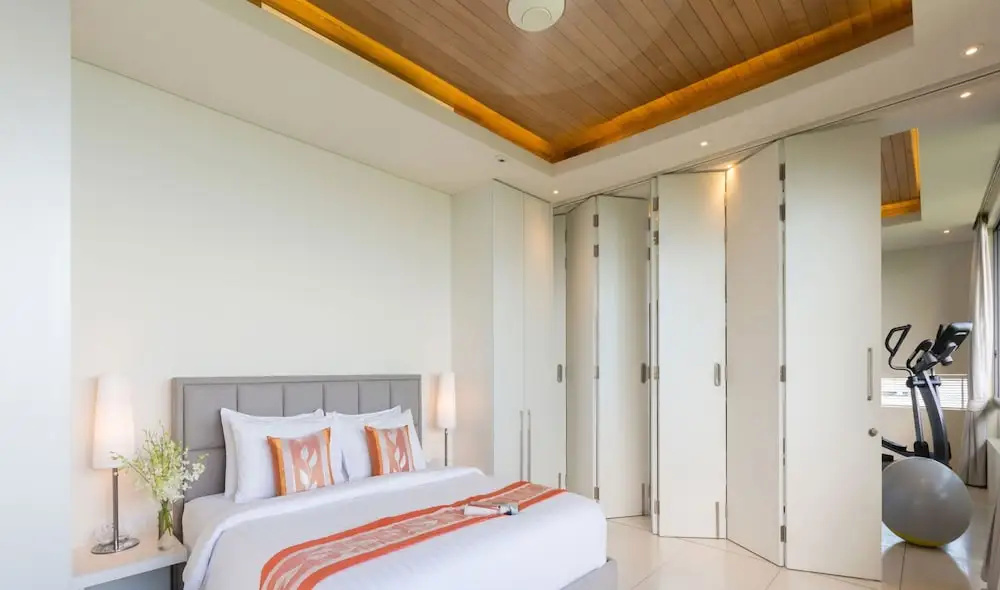 Villa Natha, world-class sea view, gym, massage room, cinema, full service with private dining, north Chaweng