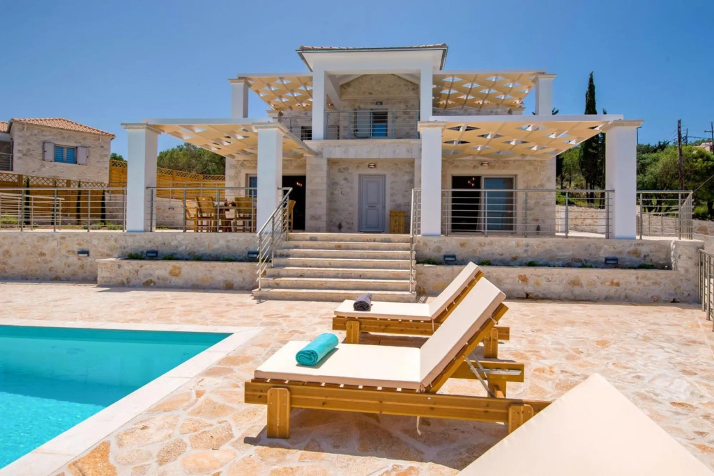 Vasiliki Villa - Charming 4 BR Villa With Pool and sea Views