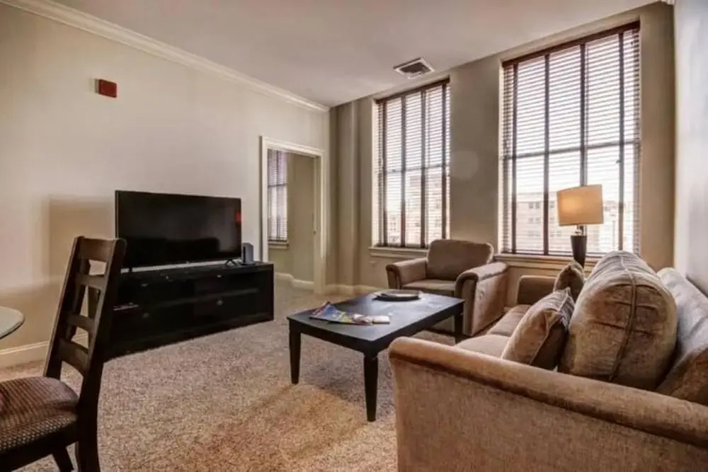 One bedroom at Baltimore Covention Ctr
