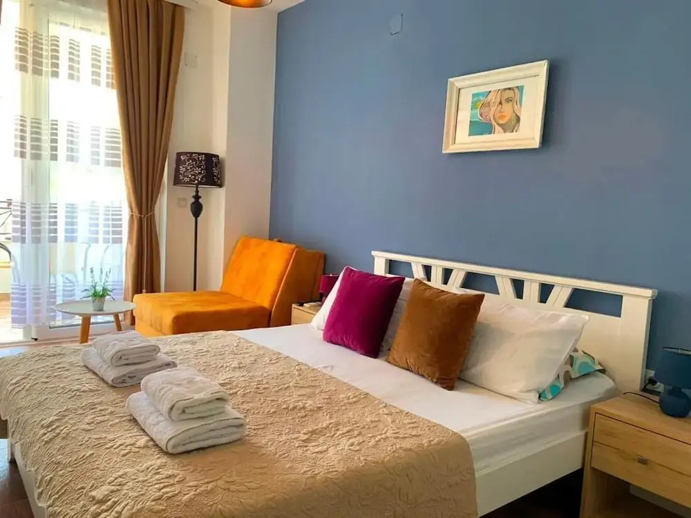 Room-blue Studio With Sea View