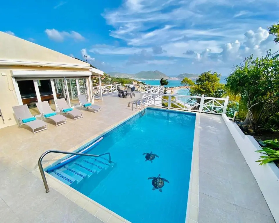 SXM King Size Villa with 4 Rooms and 4 Bathrooms