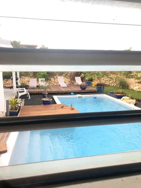 Villa With 2 Bedrooms in Le Moule, With Wonderful sea View, Private Pool, Enclosed Garden