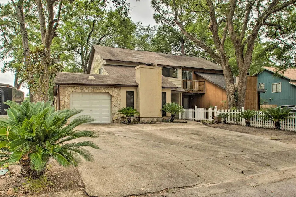 2-story Pensacola Home w/ Game Room & Private Yard
