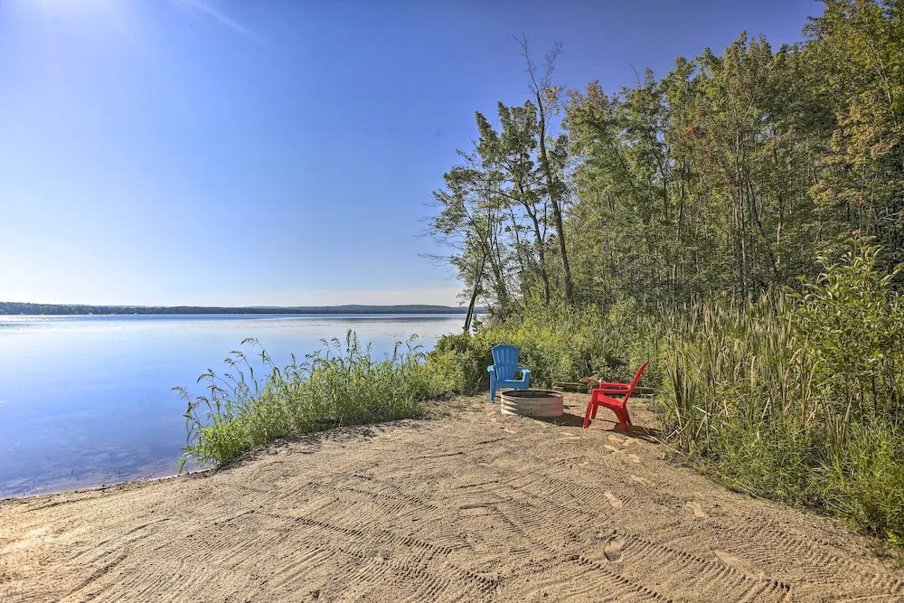 Interlochen Home on Green Lake w/ Dock & Beach!