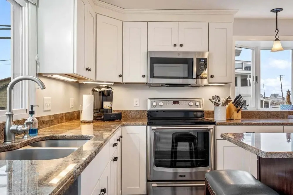 Oceanfront Front Porch Back Deck Kitchen