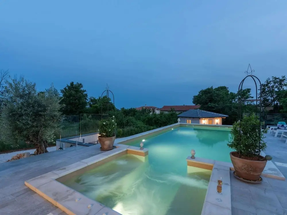 Modern Villa With Swimming Pool and Fenced Garden