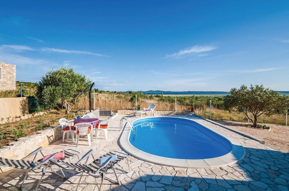Beautiful Home in Vrana With 2 Bedrooms, Wifi and Outdoor Swimming Pool