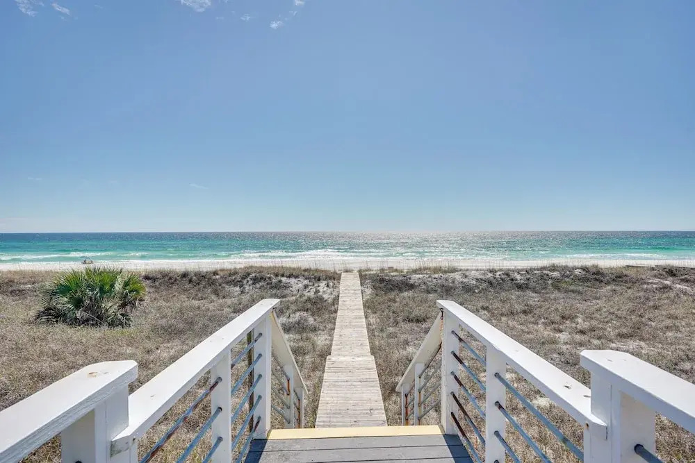 Breezy PCB Retreat w/ Direct Beach Access!