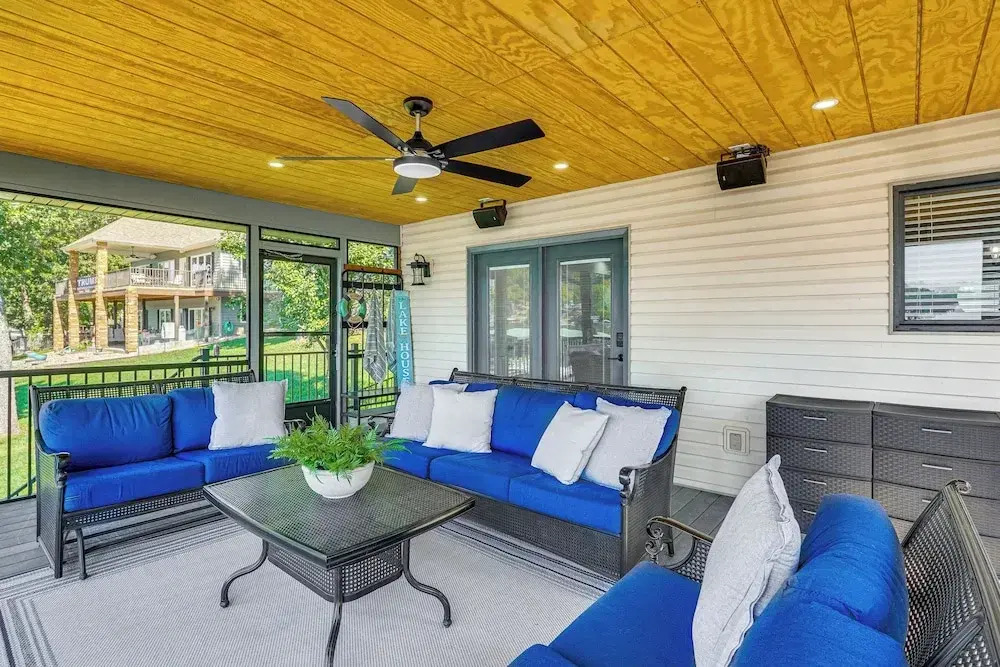Dock & Water Slide: Family Lake of the Ozarks Home