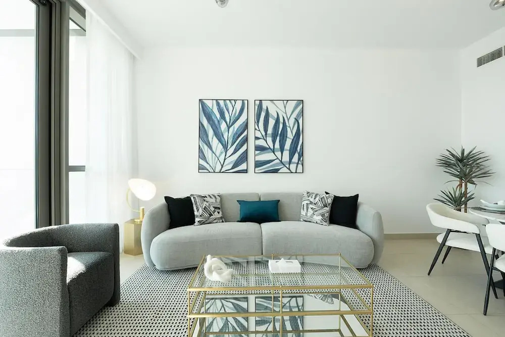 Downtown Escape Lush 2BR w Burj Khalifa View