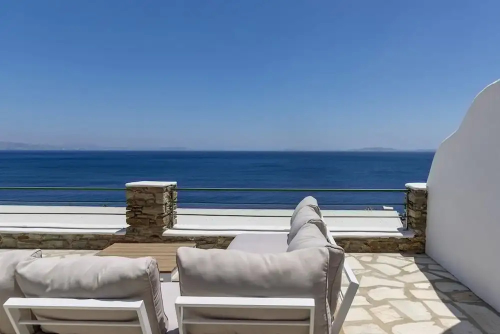 Aegean Whispers Sea Front Villa in Tinos