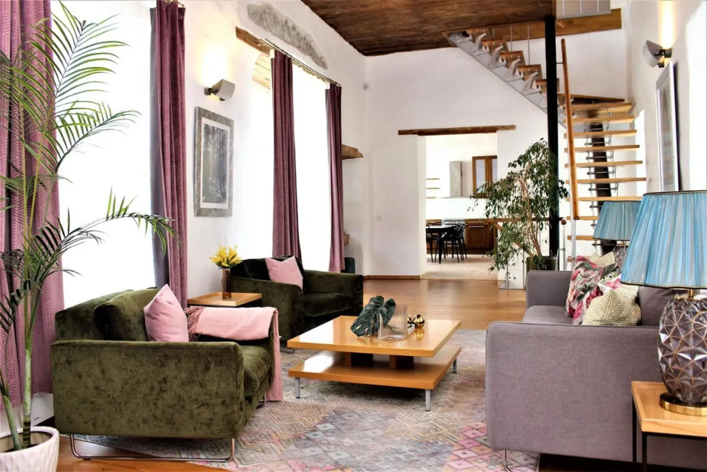 Tallinn City Apartments 2 bedroom & 2 bathroom luxury property with balcony in Old Town
