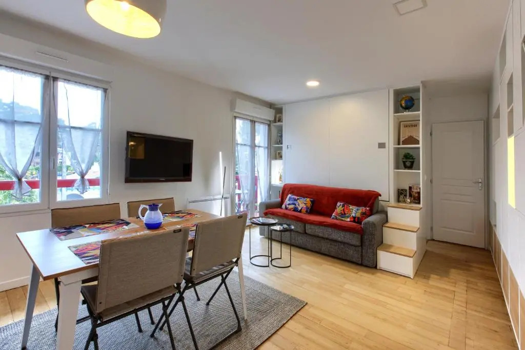 Superbe appartement 4 personnes Arcachon Abatilles avec parking 500m plage Péreire