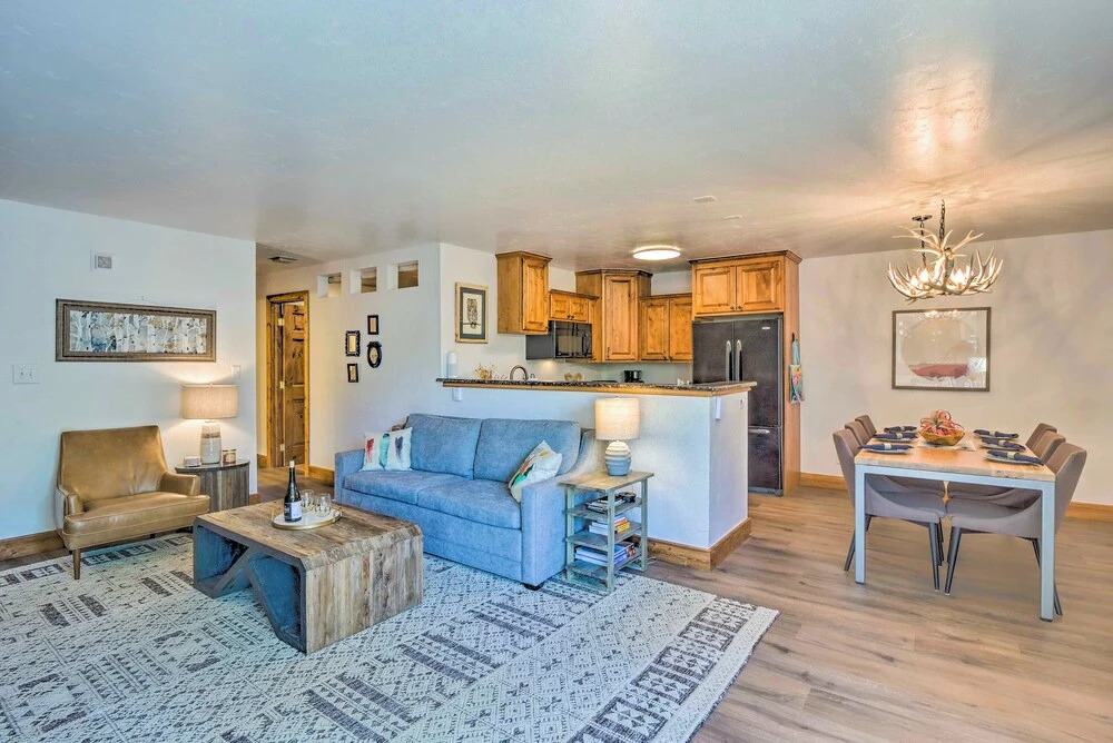 Walk to Gondola & Main St: Peak 9 Condo w/ Balcony