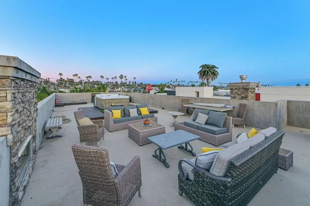 Stroll to Shore: Oceanside Condo w/ Hot Tub Access