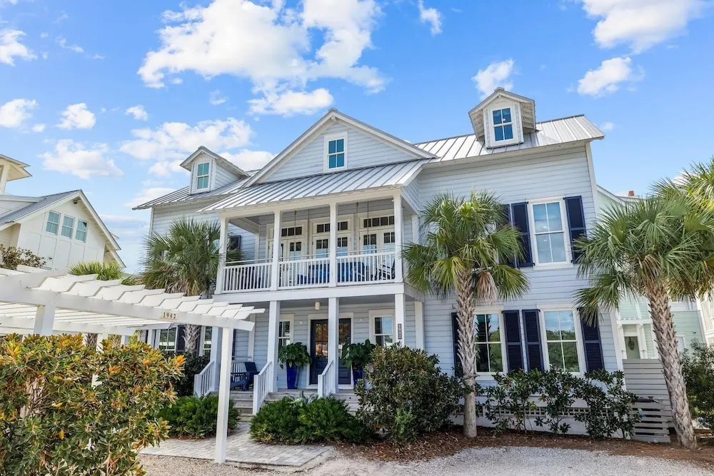 Gulf Front Views - "All Decked Out" Luxurious WaterColor Home - Steps to the Beach Club home