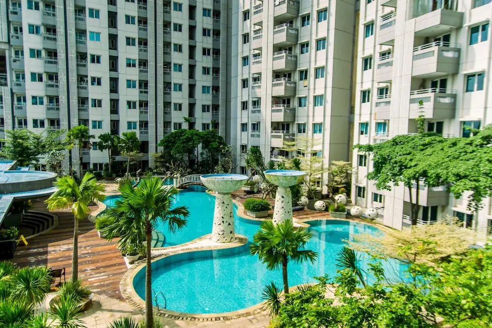 Stunning and Comfy 2BR (No Kitchen) at Sky Terrace Apartment