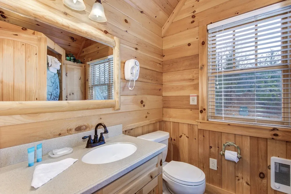Cabin w/ Mountain Views, Hot Tub & Game Room!