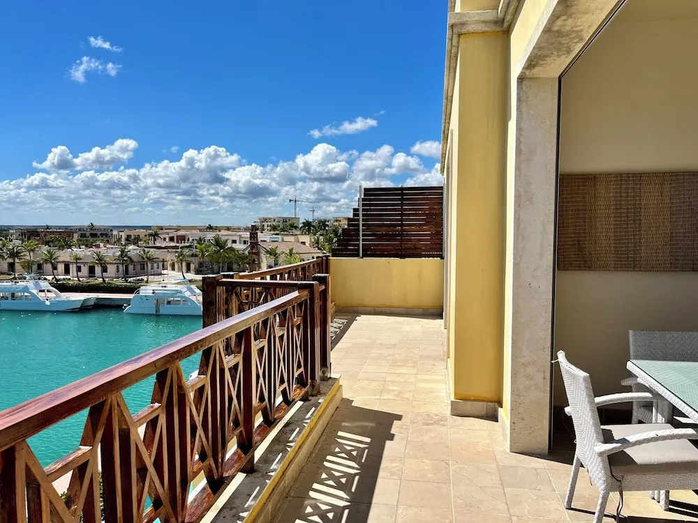 2BR Luxury Condo in Fishing Lodge Cap Cana | Terrace, Pool & Marina View