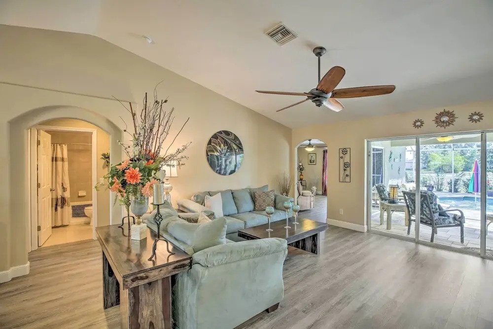 Lanai & Heated Pool: Stunning Cape Coral Getaway