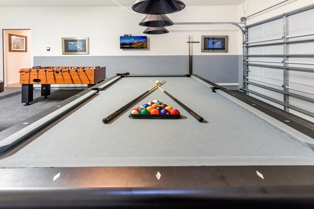 Spacious 6-Bedroom Getaway with Game Room, Private Spa & Sunny Pool Deck in Premier Resort Setting